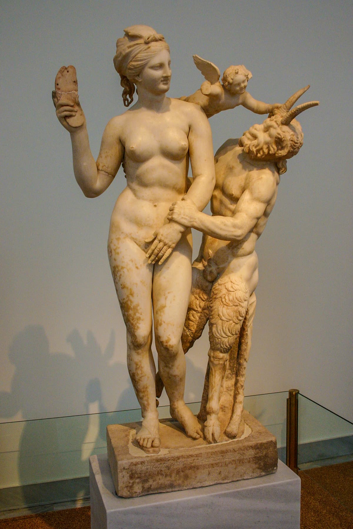 Aphrodite, Pan and Eros