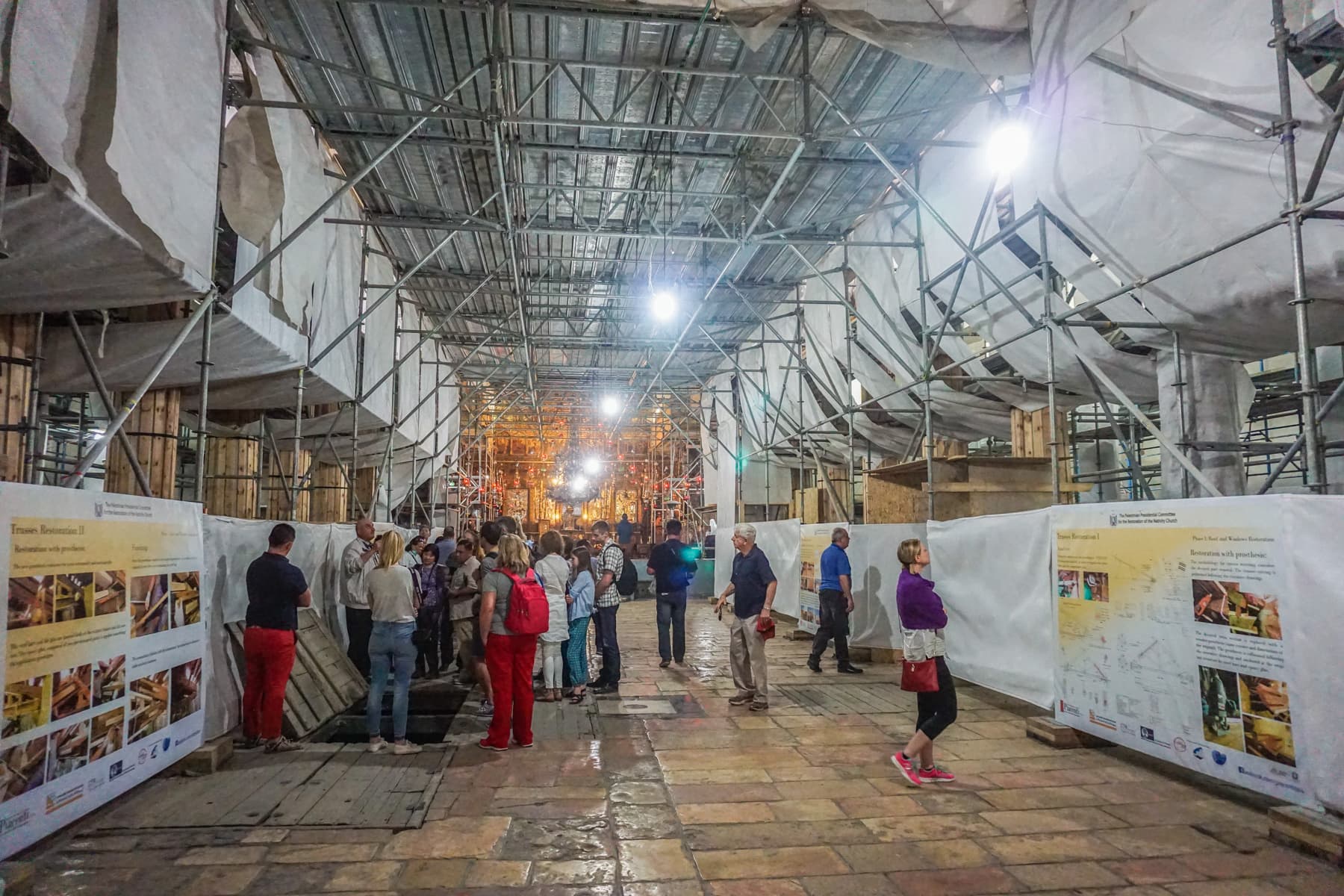 Map or image for Church of Nativity Mosaics etc.