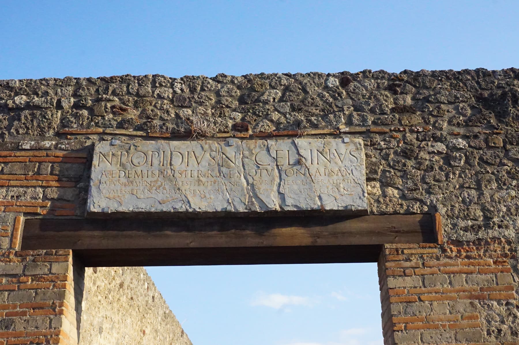 Dedicatory Inscription