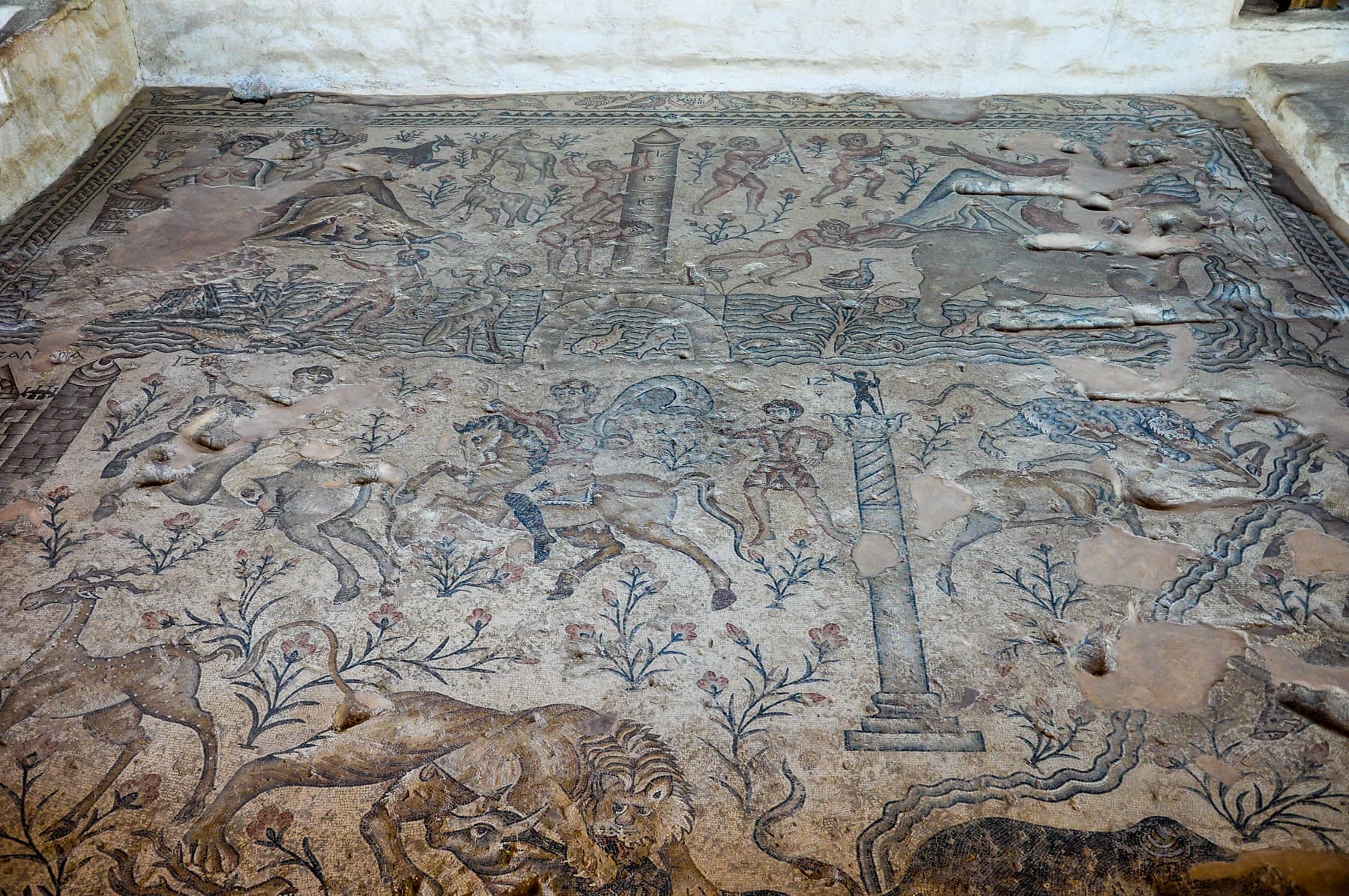 Map or image for Sepphoris Nile Festival Building Mosaics