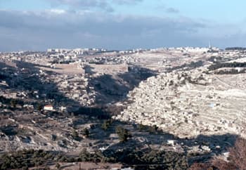 Map or image for City of David, Views TO