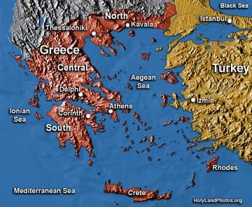 Map or image for Greece