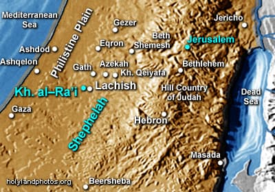 Map or image for Kh al–Ra'i