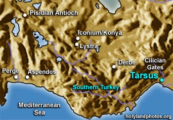 Map or image for Tarsus