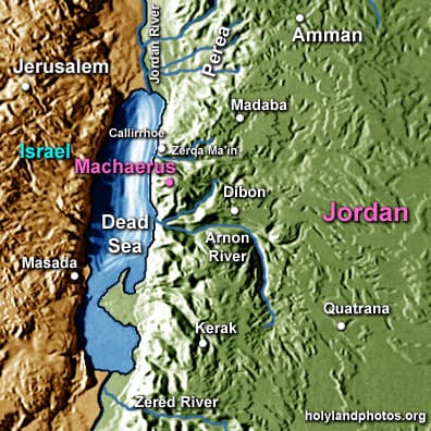 Map or image for Machaerus
