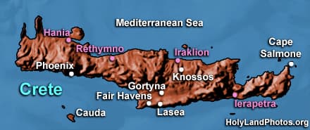 Map or image for Crete
