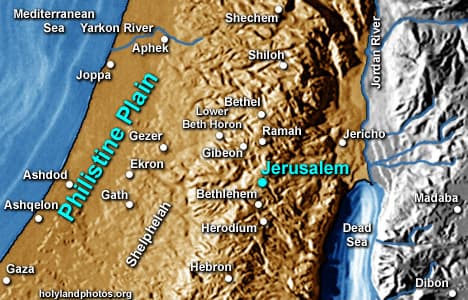 Map or image for Philistine Plain