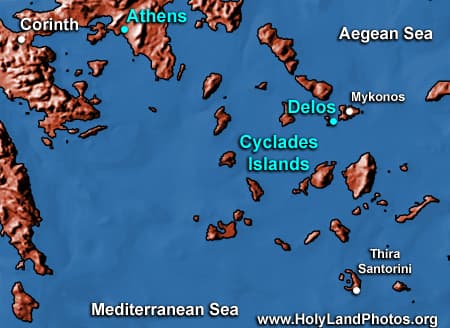 Map or image for Delos Synagogue