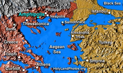 Map or image for Amphipolis