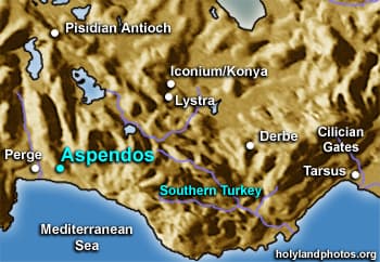 Map or image for Aspendos