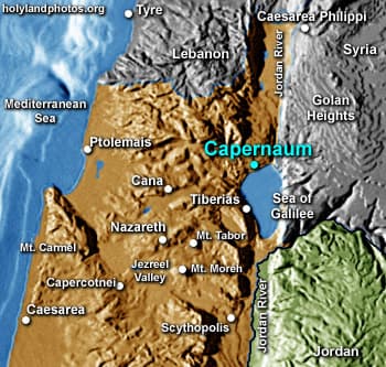 Map or image for Capernaum