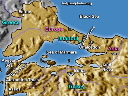 Map or image for Istanbul and Marmara Region