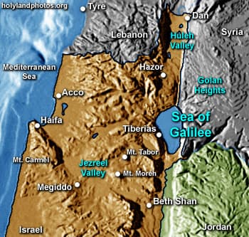 Map or image for Sea of Galilee 19 folders
